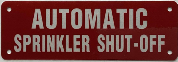 Automatic sprinkler shut-off Automatic sprinkler shut-off