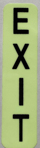 Glow-In-the-Dark EXIT JAMB/DOOR FRAME EXIT