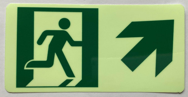 Glow-In-the-Dark sticker/sign