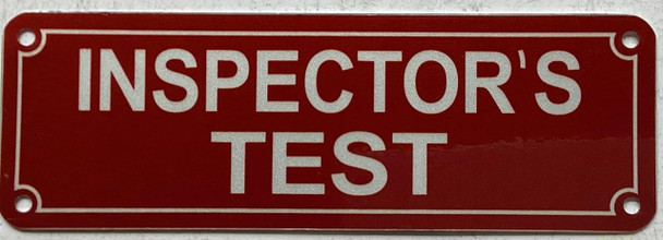 INSPECTORS TEST