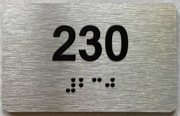 ADA APARTMENT NUMBER 230 SIGN