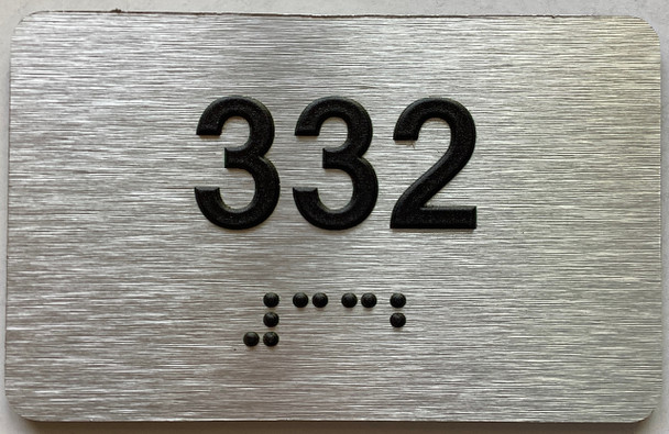 ADA APARTMENT NUMBER 432 SIGN