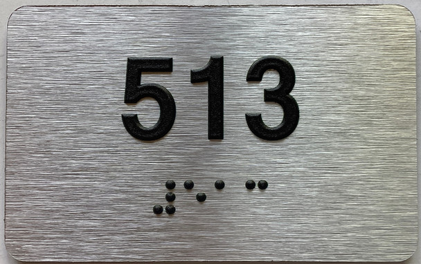 ADA APARTMENT NUMBER 513 SIGN