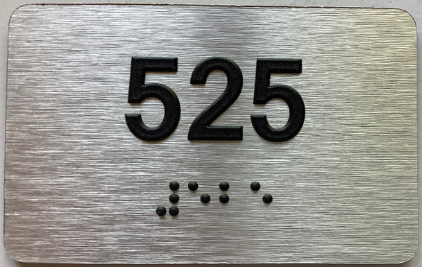 ADA APARTMENT NUMBER 525 SIGN