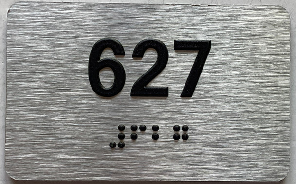 ADA APARTMENT NUMBER 627 SIGN