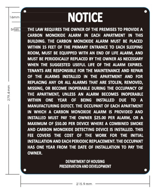 HPD Smoke detector notice HPD Smoke detector notice