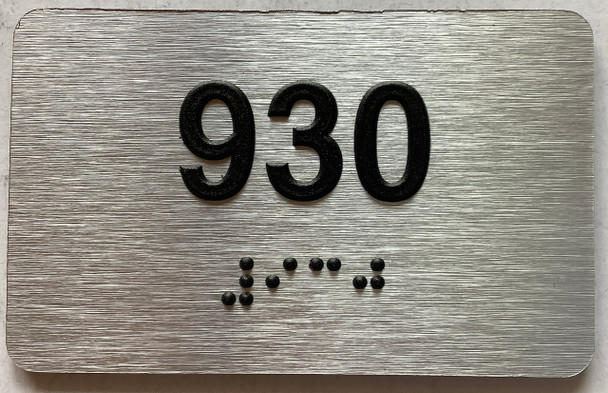 ADA APARTMENT NUMBER 930 SIGN