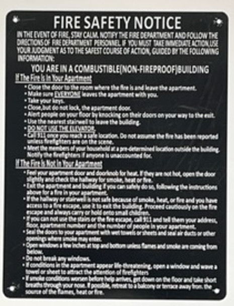 Lobby HPD Fire Safety Notice: FIRE PROOF BUILDING Lobby HPD Fire Safety Notice: FIRE PROOF BUILDING