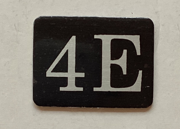 4E Floor Mailbox Number