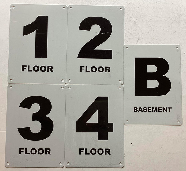 Floor number set