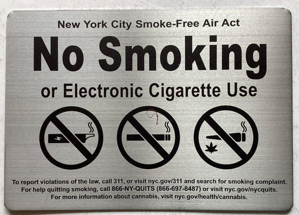 NYC NO SMOKING OR ELECTRONIC CIGARETTES NYC NO SMOKING OR ELECTRONIC CIGARETTES