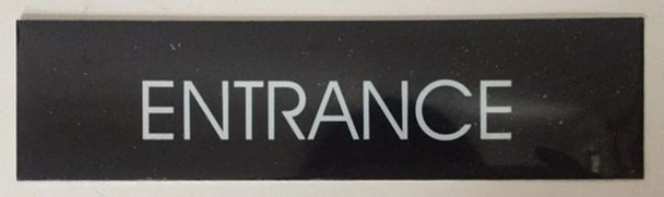 ENTRANCE  (BLACK ALUMINUM)