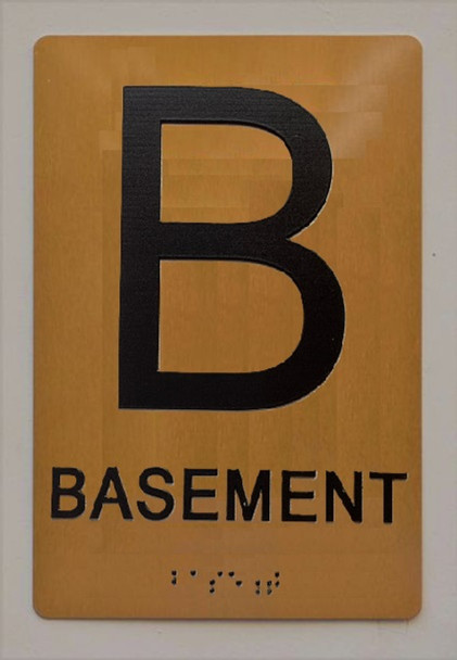 ADA BASEMENT SIGN