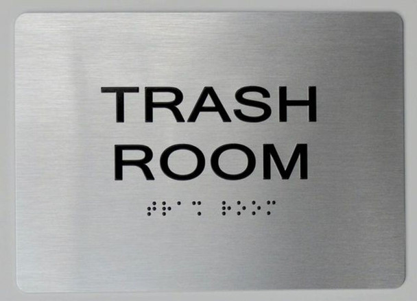 ADA TRASH ROOM SIGN