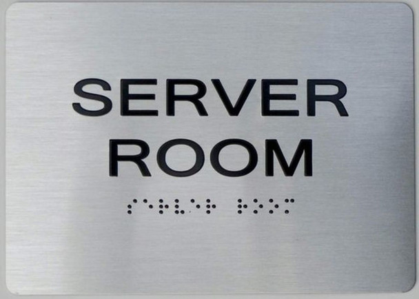 ADA SERVER ROOM TACTILE SIGN