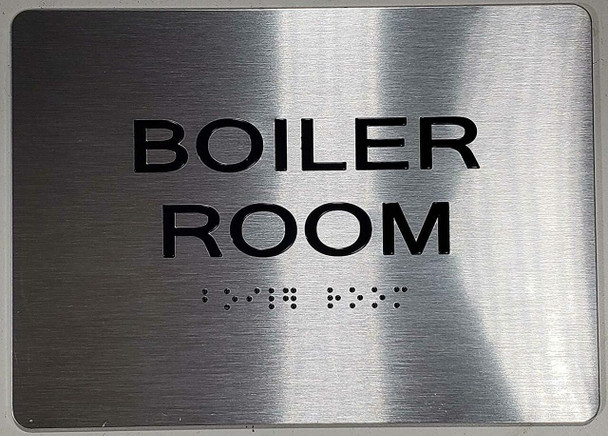 ADA BOILER ROOM SIGN ADA BOILER ROOM SIGN