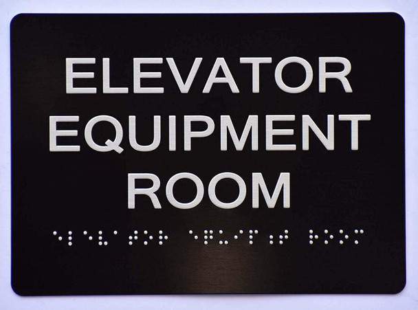 ADA ELEVATOR EQUIPMENT ROOM SIGN