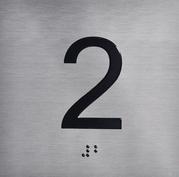 ADA ELEVATOR JAMB- 5 SIGN