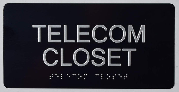 ADA TELECOM CLOSET SIGN ADA TELECOM CLOSET SIGN