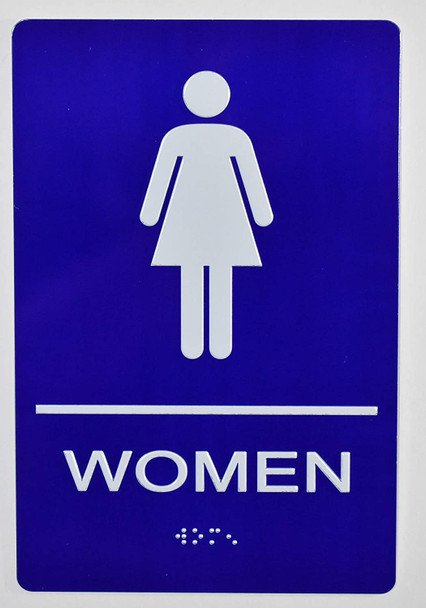 ADA WOMAN RESTROOM SIGN ADA WOMAN RESTROOM SIGN
