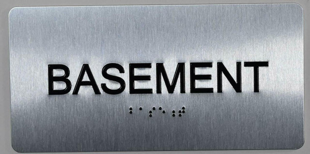 ADA BASEMENT FLOOR NUMBER SIGN