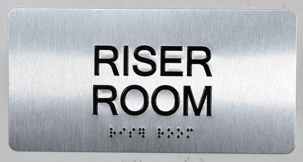 ADA RISER ROOM SIGN