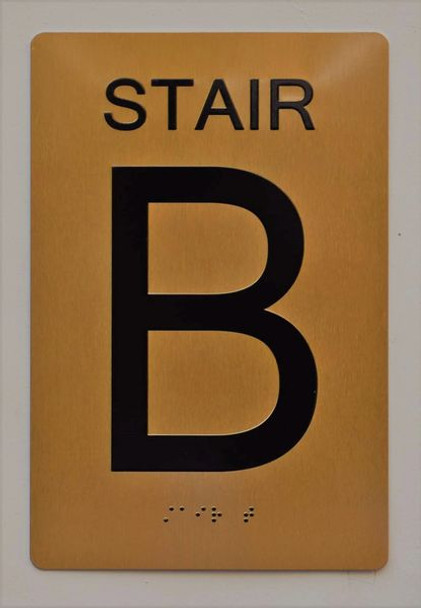 ADA STAIR B SIGN ADA STAIR B SIGN