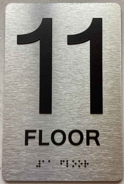 BRAILLE 11 FLOOR SIGN BRAILLE 11 FLOOR SIGN