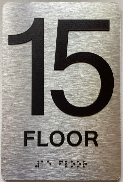 ADA 15 FLOOR SIGN