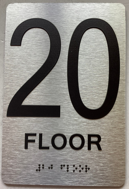 ADA 20 FLOOR SIGN ADA 20 FLOOR SIGN