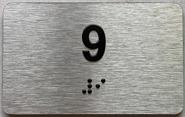 ADA APARTMENT NUMBER - UNIT NUMBER SIGN