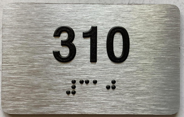ADA APARTMENT NUMBER - UNIT NUMBER SIGN