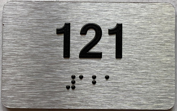 ADA APARTMENT NUMBER - UNIT NUMBER SIGN