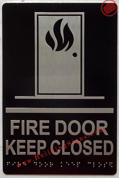 ADA FIRE DOOR KEEP CLOSED SIGN