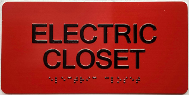 ADA ELECTRIC CLOSET SIGN