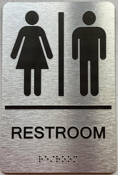 ADA MEN / WOMEN RESTROOM SIGN ADA MEN / WOMEN RESTROOM SIGN