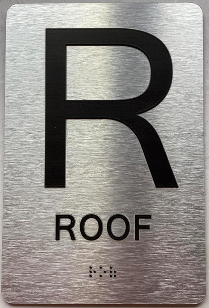 ADA FLOOR NUMBER (ROOF FLOOR) SIGN ADA FLOOR NUMBER (ROOF FLOOR) SIGN