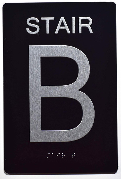 ADA BLACK FLOOR NUMBER -TACTILE GRAPHICS GRADE SIGN ADA BLACK FLOOR NUMBER -TACTILE GRAPHICS GRADE SIGN