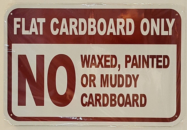 Flat Cardboard Only No Waxed Painted Or Muddy Cardboard