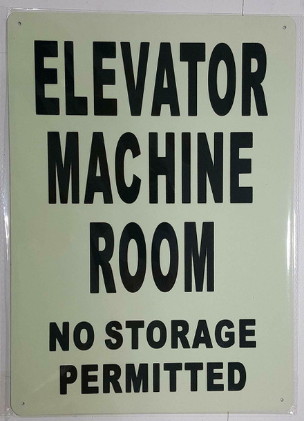 ELEVATOR MACHINE ROOM  GLOW IN THE DARK