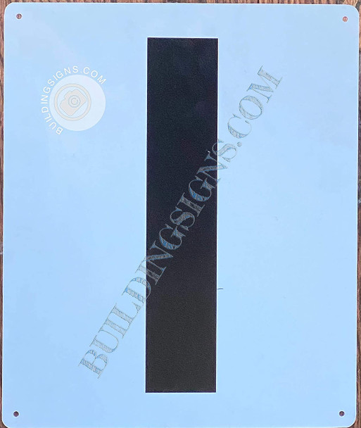 Large Letter I -Metal  Parking LOT Large Letter I -Metal  Parking LOT