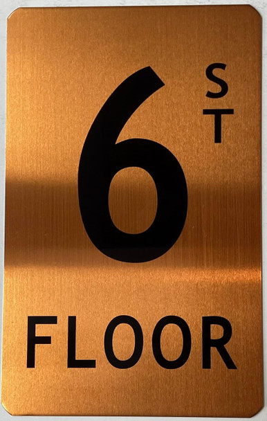 6TH Floor  Sign 6TH Floor  Sign