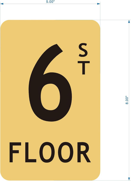 6TH Floor  Hpd Sign 6TH Floor  Hpd Sign