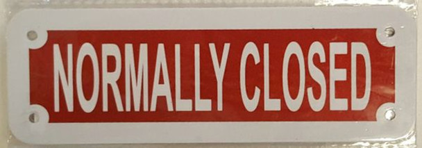 NORMALLY CLOSED