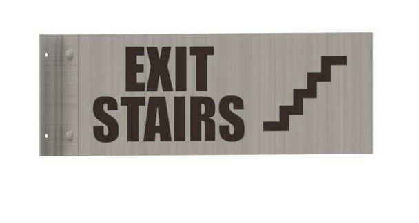 EXIT Stairs-Two-Sided/Double Sided Projecting, Corridor and Hallway EXIT Stairs-Two-Sided/Double Sided Projecting, Corridor and Hallway