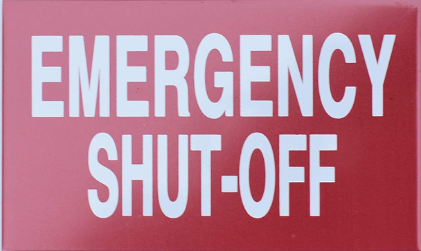 Emergency Shut-Off Emergency Shut-Off