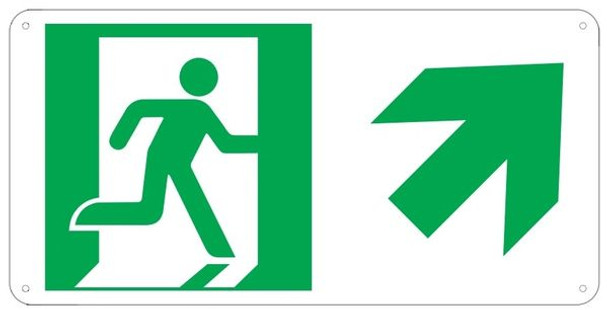 PHOTOLUMINESCENT EXIT SIGN HEAVY DUTY / GLOW IN THE DARK "EXIT" SIGN HEAVY DUTY PHOTOLUMINESCENT EXIT SIGN HEAVY DUTY / GLOW IN THE DARK "EXIT" SIGN HEAVY DUTY
