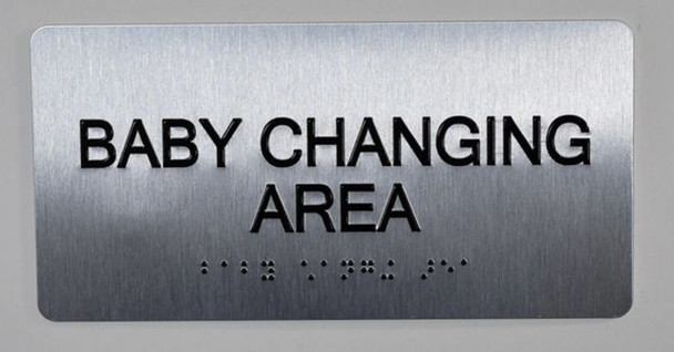 Baby Changing Area Sign-Tactile Signs Floor Number Tactile Touch Braille Sign-Tactile Signs