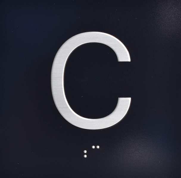 C Elevator Jamb Plate Sign- C Elevator Jamb Plate Sign-