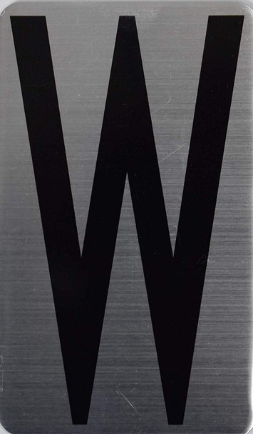 House Number Letter/Apartment Number Letter- Letter W House Number Letter/Apartment Number Letter- Letter W